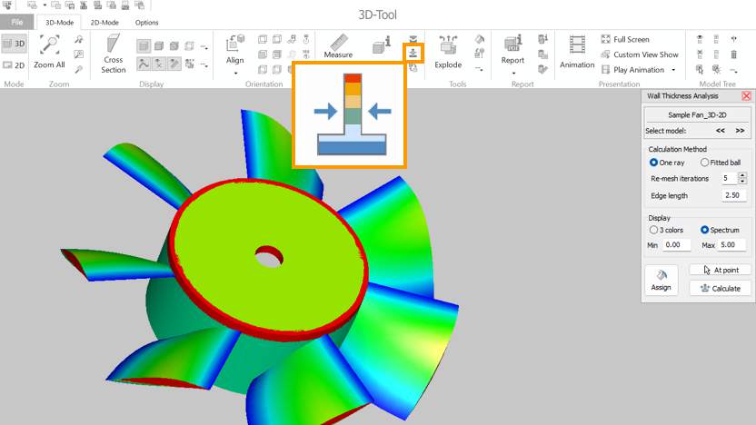 3D-Tool is a CAD viewer with many parctical tools