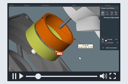 3D-Tool Tutorial - Measure and Markup - Exploded